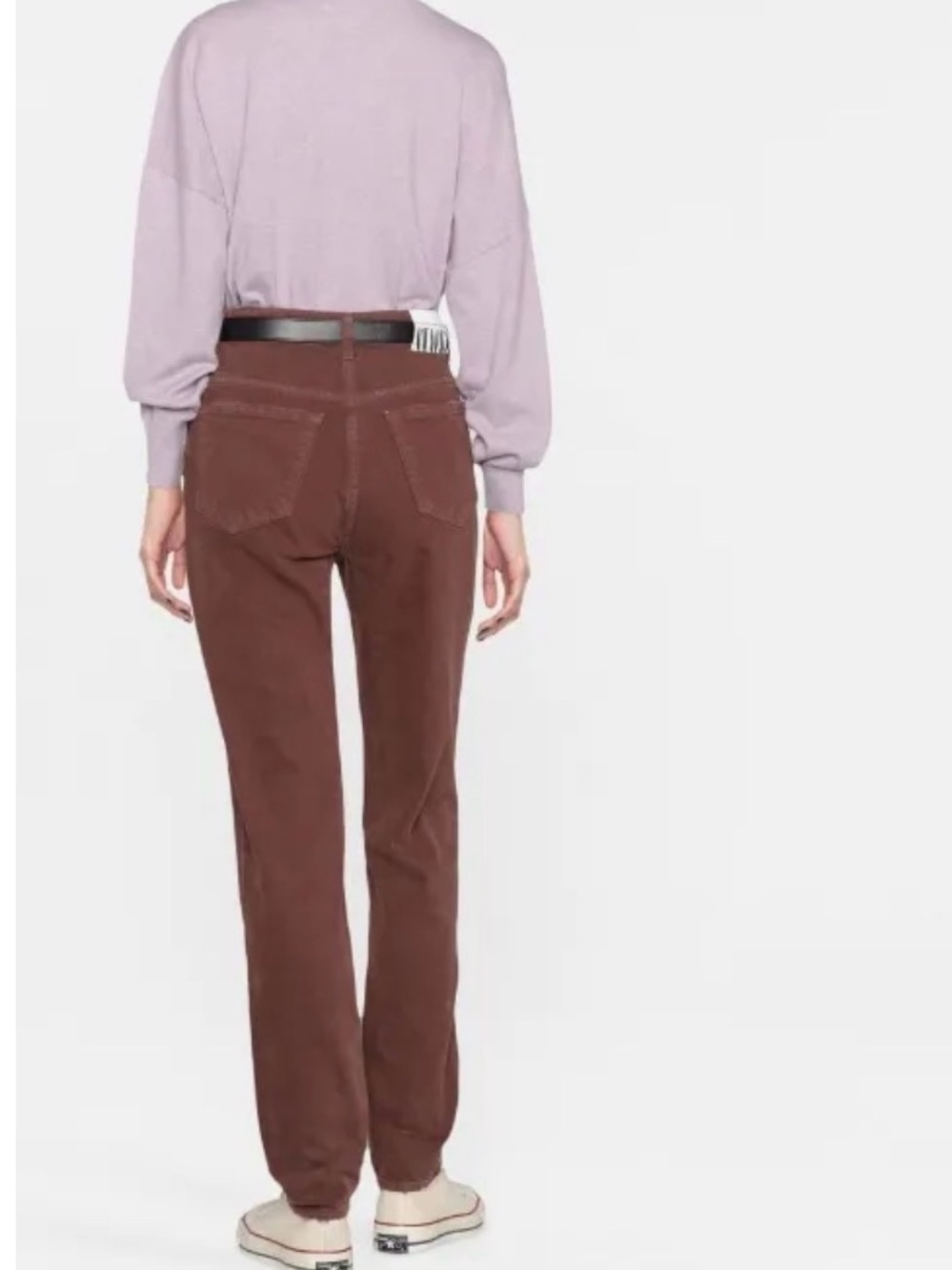NWOT MOTHER SNACKS! Twizzy Skimp Jeans in French Roast/28- High Rise- MSRP $469 - Picture 2 of 14